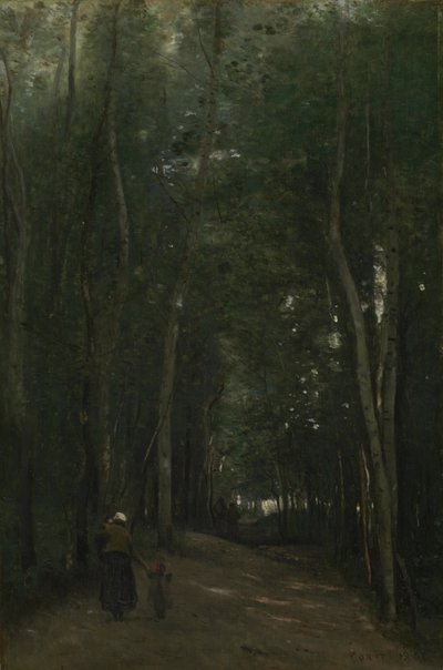 Polku Saint-Cloudissa tekijältä Jean-Baptiste-Camille Corot